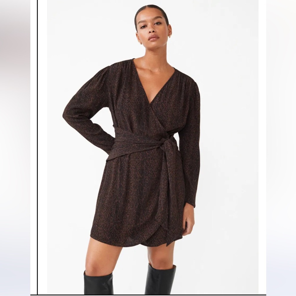& OTHER STORIES Puff Sleeve Mini Dress